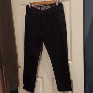 Vintage Reunion Sound/Style Black Distressed Jeans by Beau Dawson Size 8